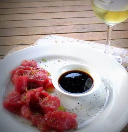 tuna sashimi starter